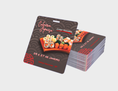 Credencial com Furo Presilha Supremo 300g Sem Verniz 9x10 cm  - 4x4 - 100 unid
