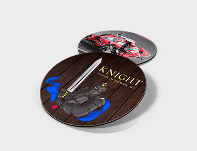 Mouse Pad Redondo 18x18 cm - 4x0 - 100 unid